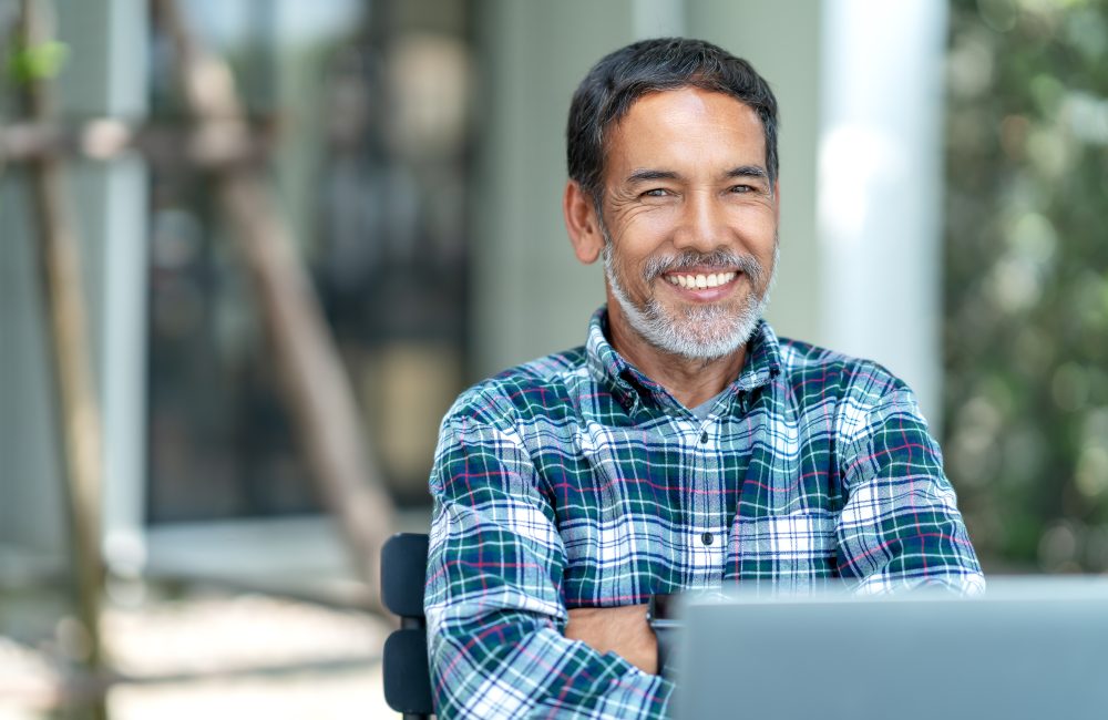 Portrait,Of,Happy,Mature,Man,With,White,,Grey,Stylish,Short Portrait,Of,Happy,Mature,Man,With,White,,Grey,Stylish,Short