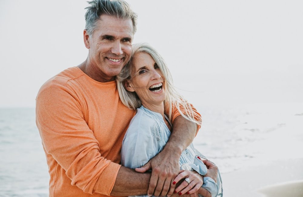 Happy,Senior,Couple,Spending,Time,At,The,Beach.,Concepts,About Happy,Senior,Couple,Spending,Time,At,The,Beach.,Concepts,About