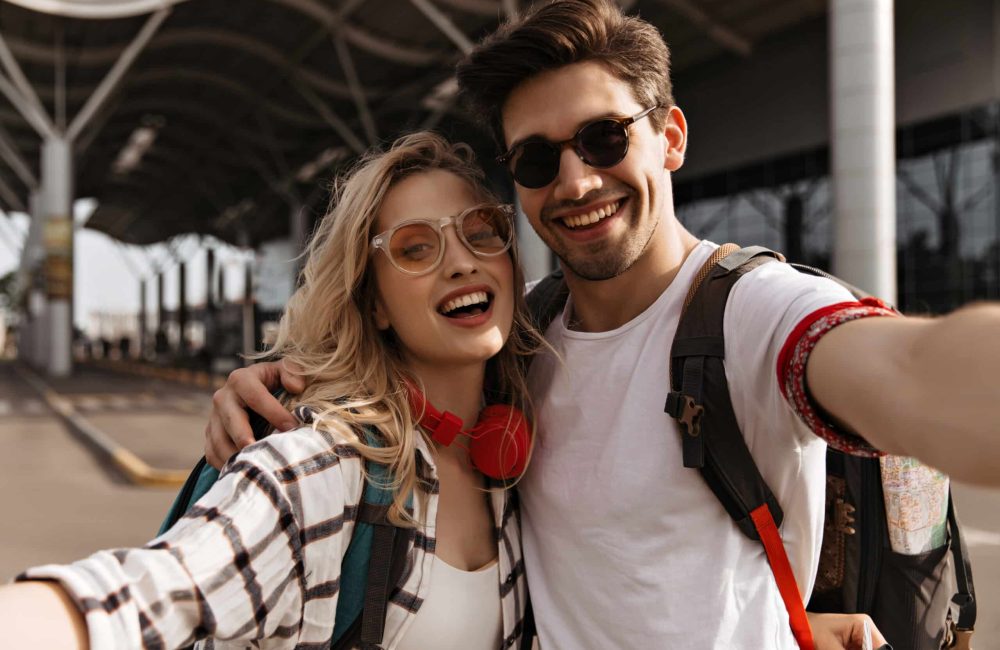 Young,Attractive,Blonde,Woman,In,Plaid,Shirt,And,Stylish,Brunette Young,Attractive,Blonde,Woman,In,Plaid,Shirt,And,Stylish,Brunette