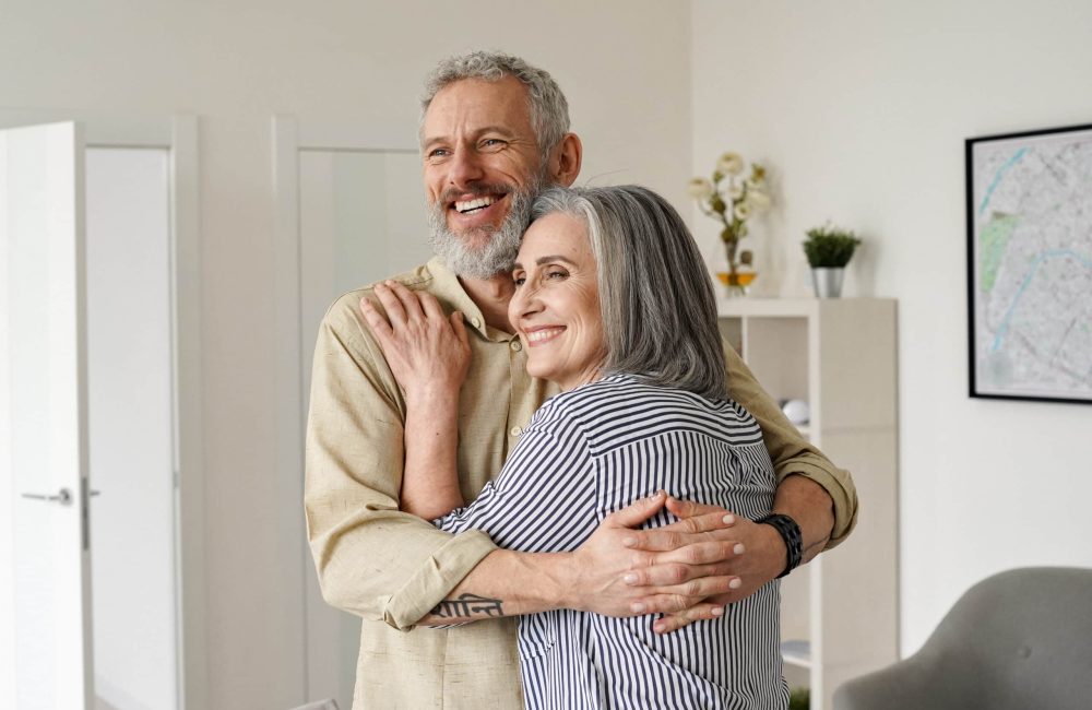 Happy,Senior,Adult,Mature,Classy,Couple,Hugging,,Bonding,,Thinking,Of Happy,Senior,Adult,Mature,Classy,Couple,Hugging,,Bonding,,Thinking,Of